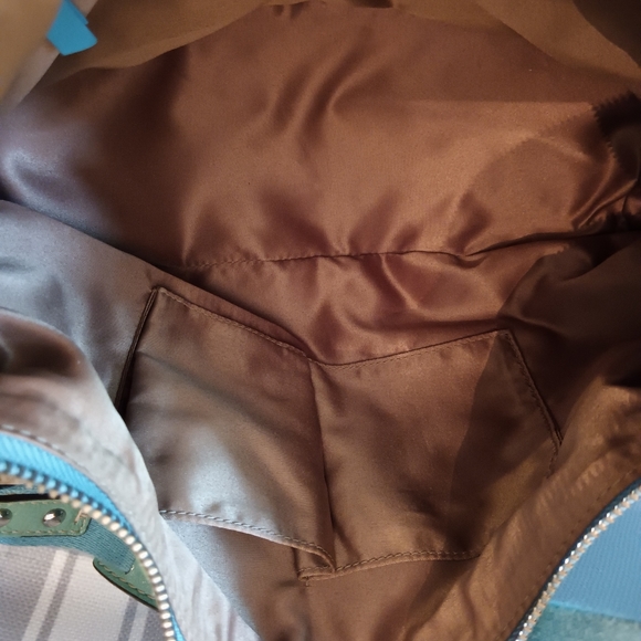 Coach Signature Patent Leather Hobo Shoulder Bag - Picture 9 of 9